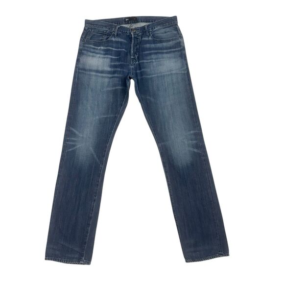 3x1 NYC 36 X 34 Slim M3SL10336 USA Made Medium Rinse Selvedge Denim Mens Jeans - Picture 1 of 12